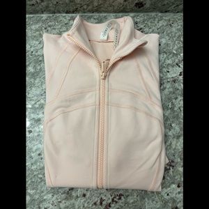 Baby pink lululemon define jacket sz 6